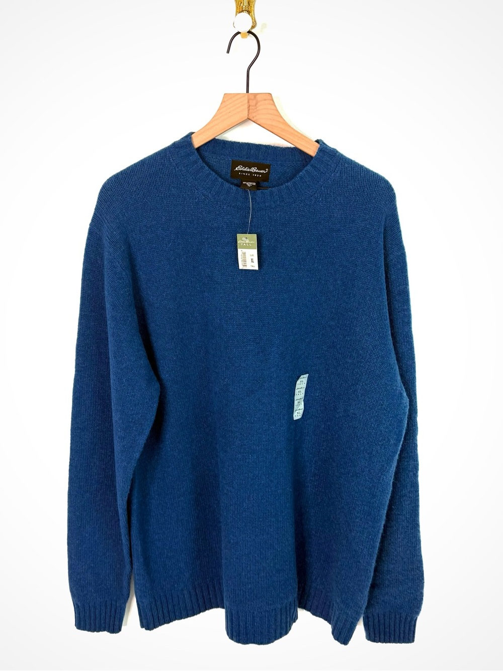 NWT Vintage Eddie Bauer Lambswool Crewneck Pullover | XL